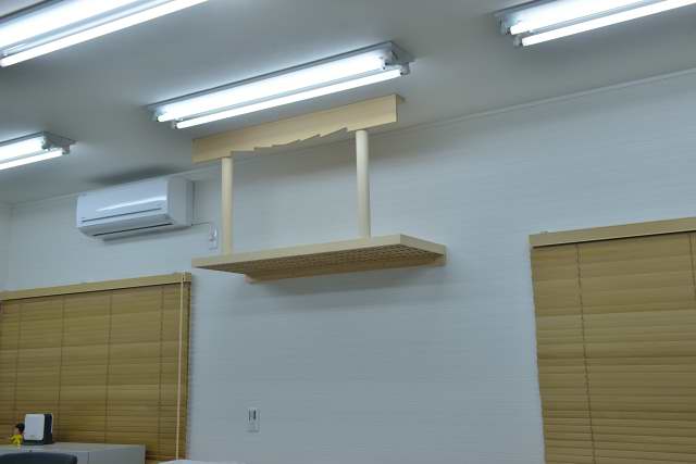 施工例13 雲板付格子棚板の取付 完成