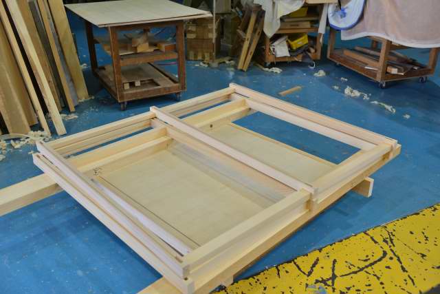 御霊舎施工例１３　神床の製作