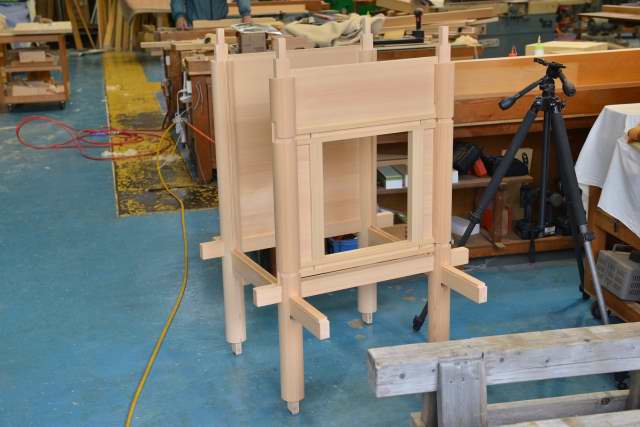 伊勢型神明宮の胴組