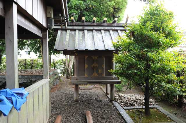 大口神社 仮殿