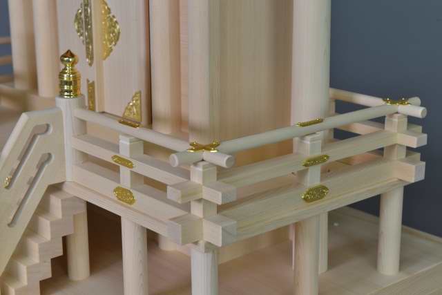 茅葺一社宮（正殿型）高欄