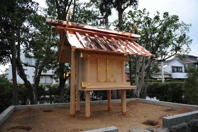 大口神社御本殿　完成