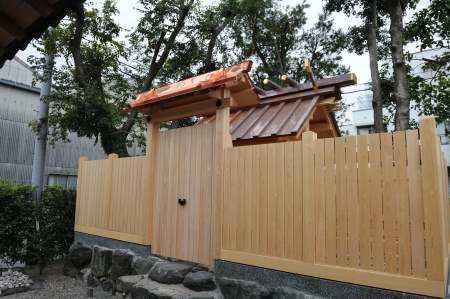 大口神社御本殿完成