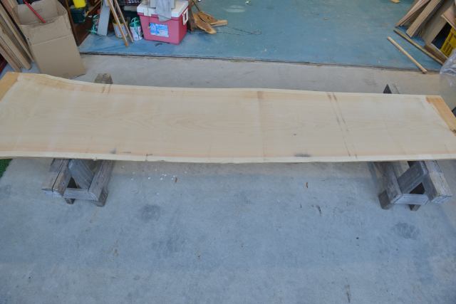 桧の一枚板010 木裏