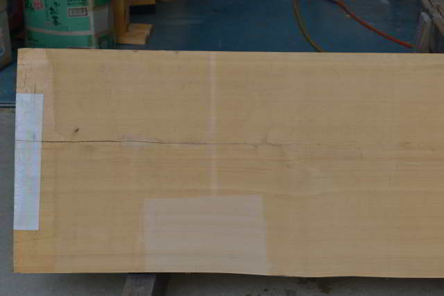 桧の一枚板013　木裏末口