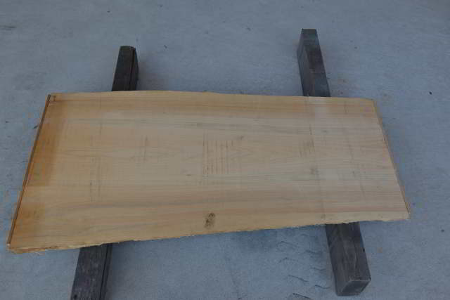 桧の一枚板016　木裏