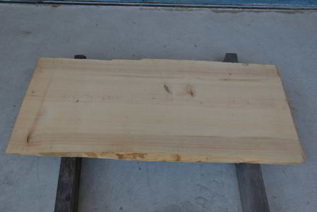 桧一枚板015　木裏