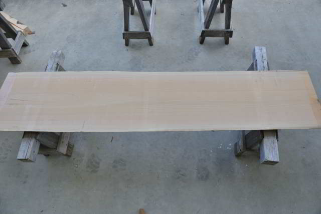 桧の一枚板007　木裏