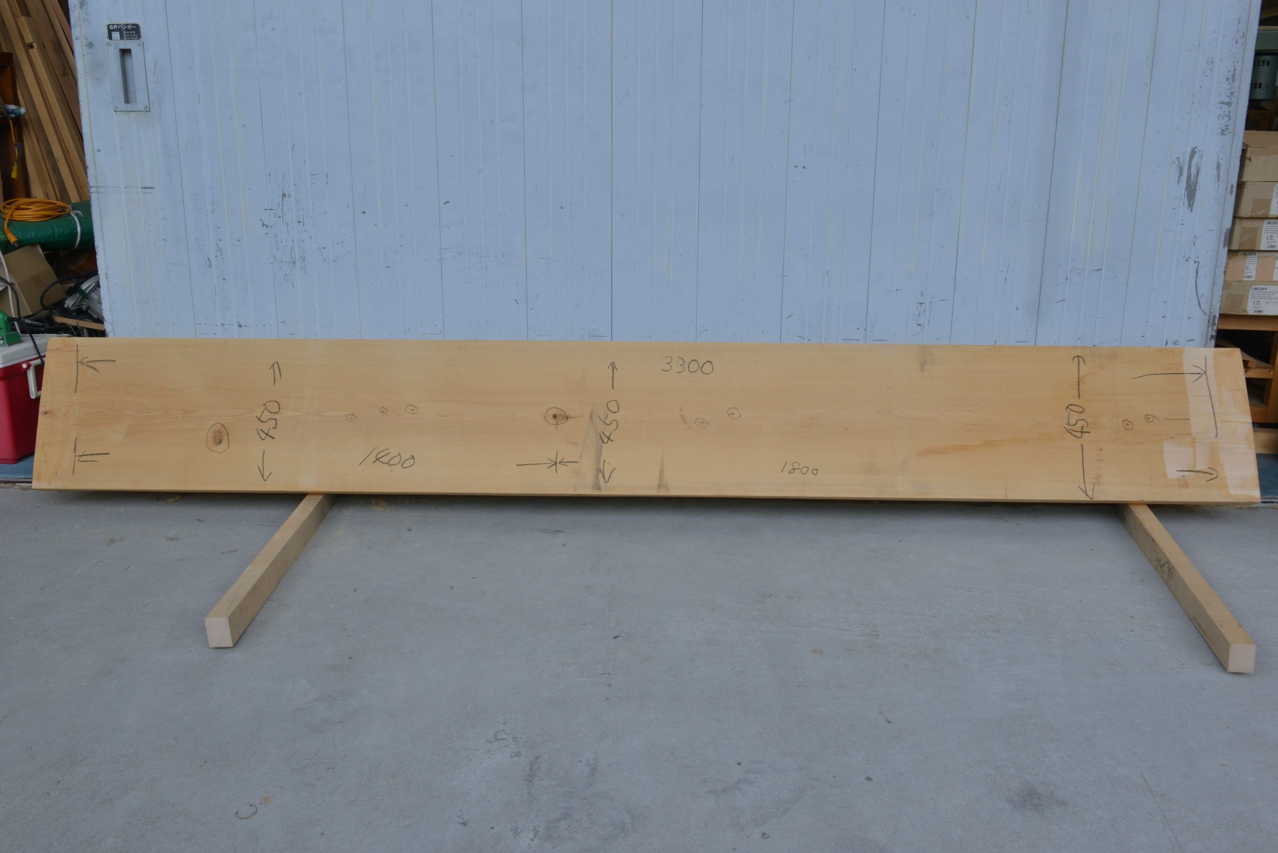 桧一枚板004 木裏