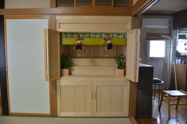 組込式御霊舎15 建具開放