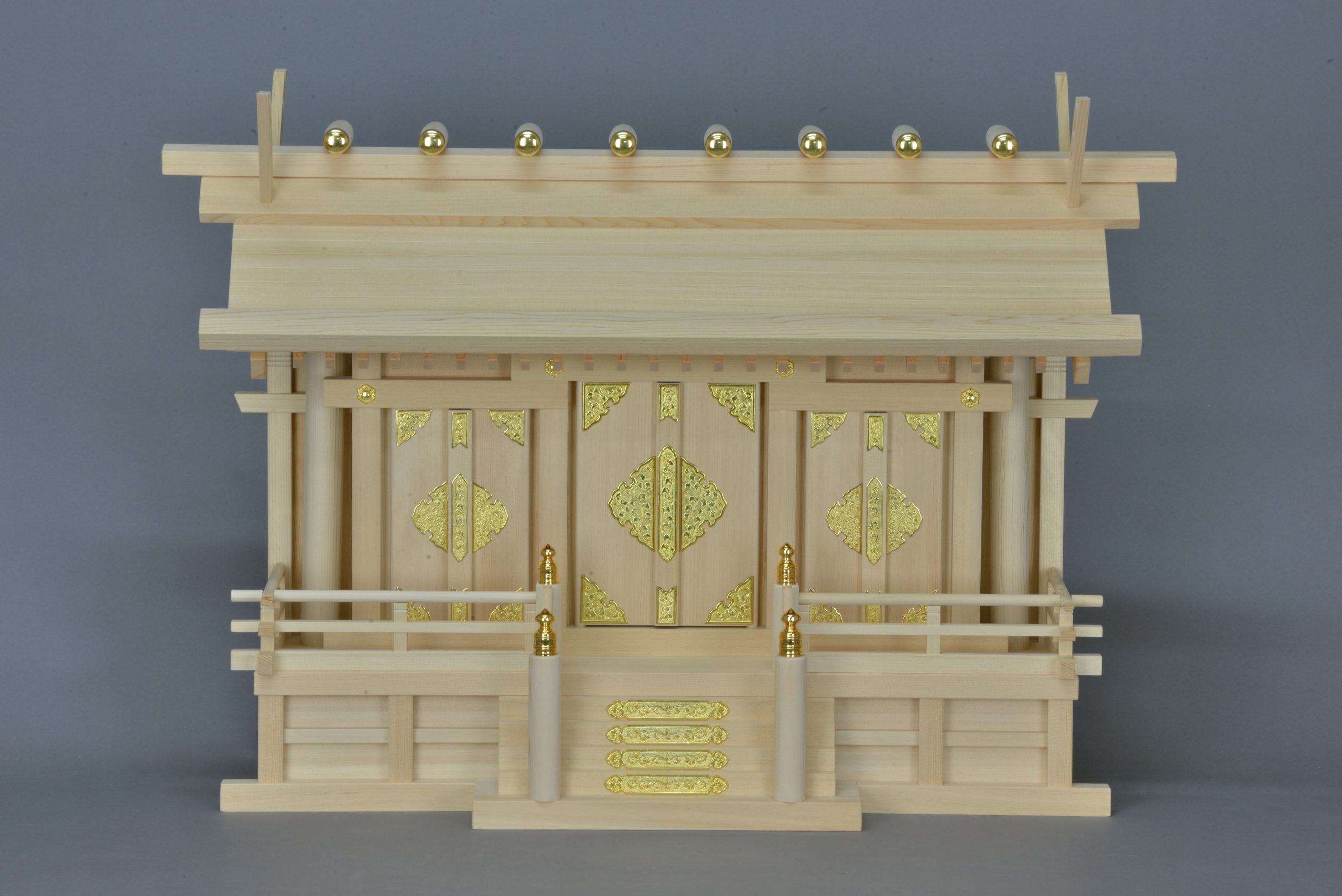 板屋根通三社宮 金具付