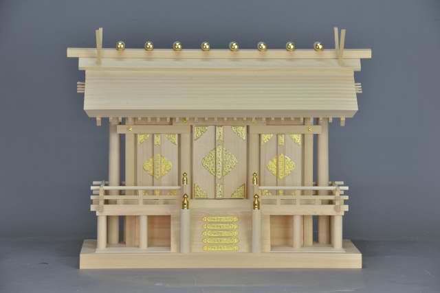 厚屋根三社宮(中)金具付