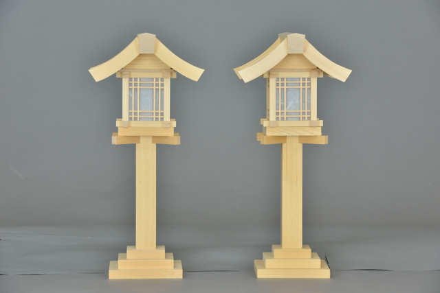 木製灯篭尺2の正面