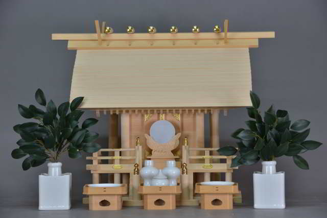 厚板屋根一社宮(中)金具付 標準神具セット