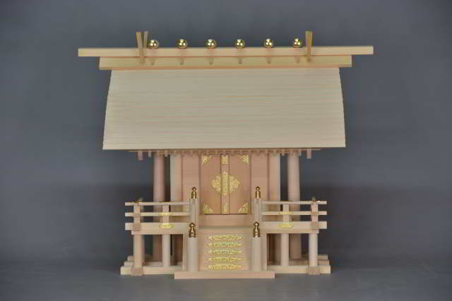 厚板屋根一社宮(中)金具付 正面