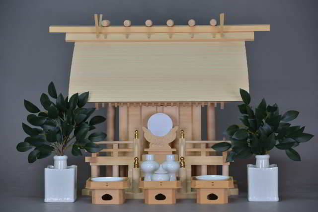 厚板屋根一社宮(中)金具なし 標準神具セット