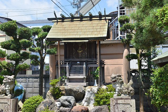 一目連神社　旧宮