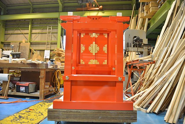 朱塗り祠宮の製作 |神棚の西口神具店