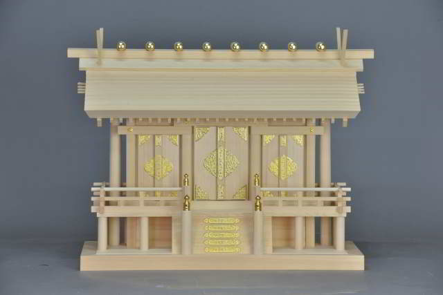 厚屋根通三社宮(中)金具付