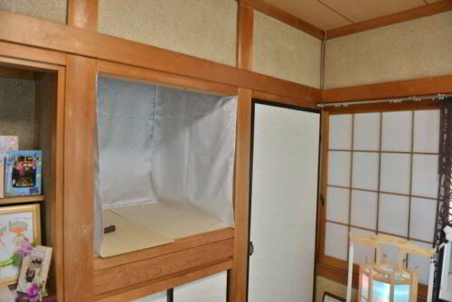 御霊舎施工例18 壁代3方取付