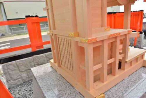 稲荷宮 尺5　背面